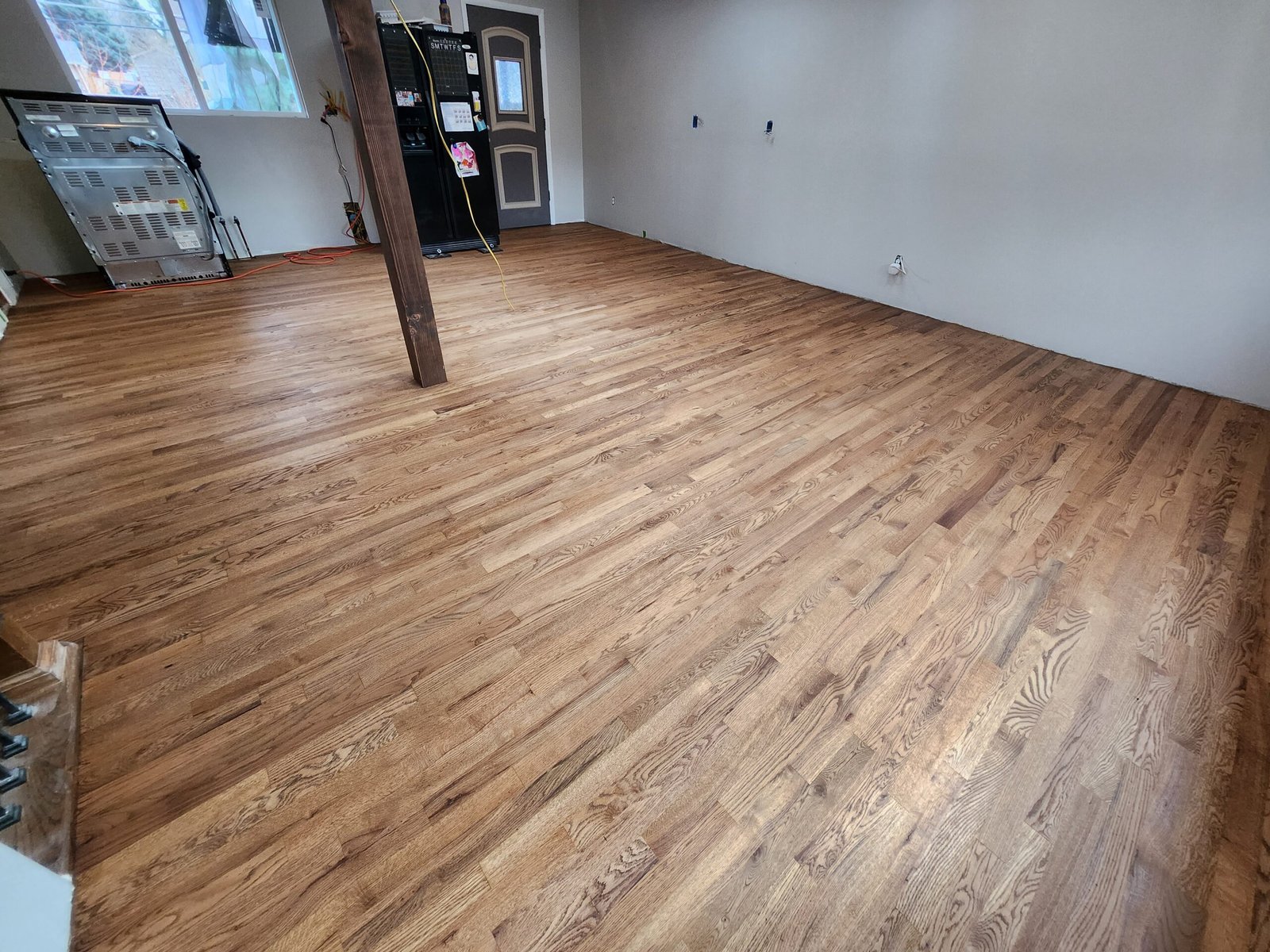 Oak hardwood flooring in traditional classic home