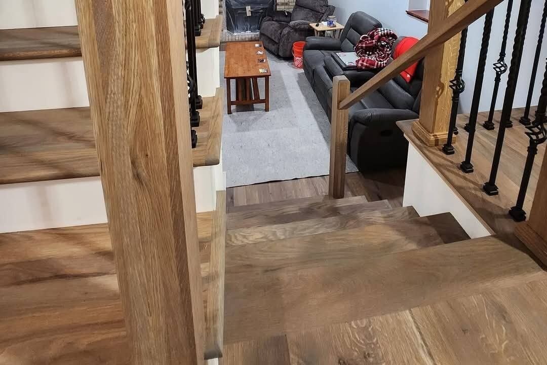 White oak hardwood floor install 8 white oak installed hardwood floor in longmont 14 1 e1768447464341