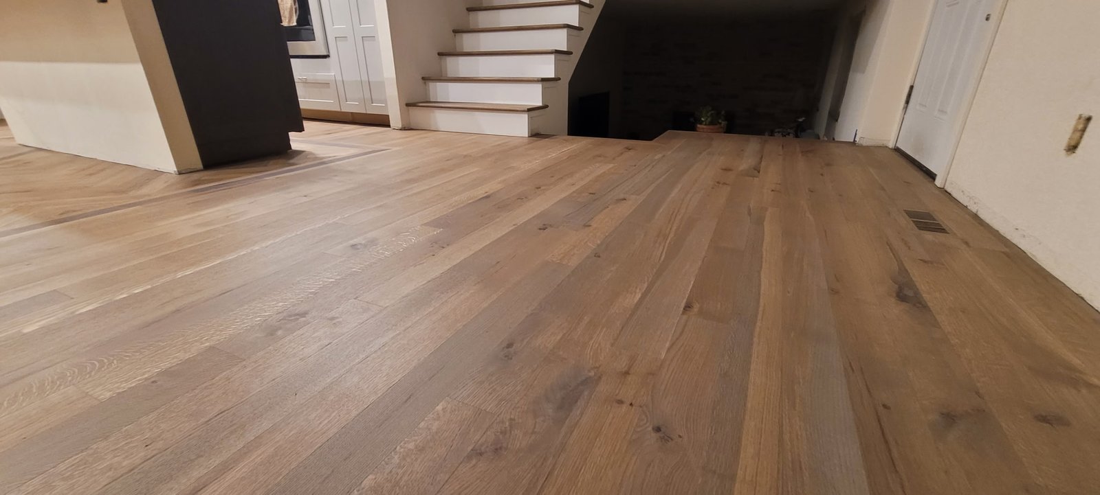 White oak hardwood floor install 9 white oak installed hardwood floor in longmont 2